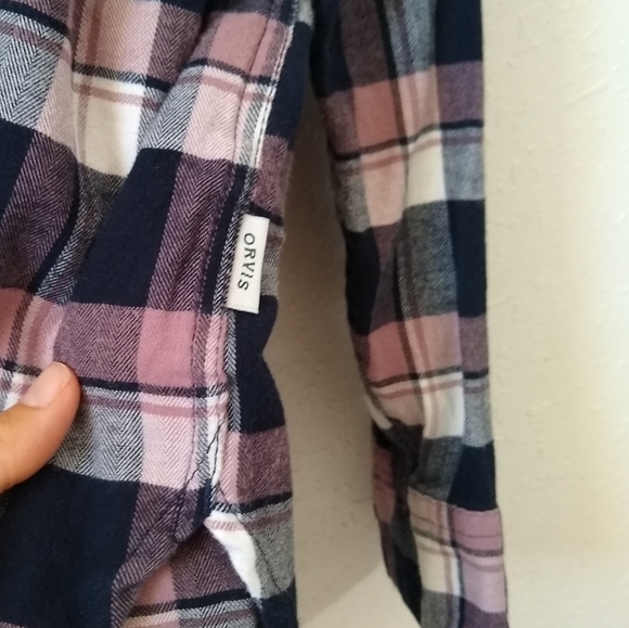 ORVIS plaid button down top Womens size XXL - Picture 7 of 12